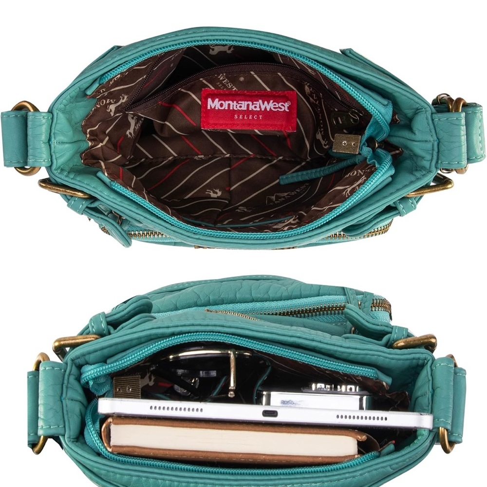 Montana West Aqua Crossbody Bag - Picture 5 of 6